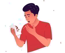 "퉤!" 가래 뱉었더니 검은색이…"큰 병 신호될수도" 가래 색깔의 비밀