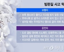 강추위에 얼음도 꽁꽁…'빙판길' 이렇게 걸으세요 [1분 생활백서]