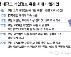 유통 1위 쿠팡, 3370만 회원 정보 유출 '파문'...보안 투자 늘렸지만 '내부 관리' 한계