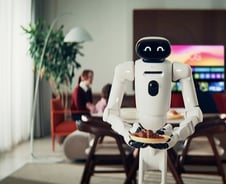 "냉장고서 당근 꺼내 줘"...집안일 척척 LG전자 'AI 홈로봇' 첫 공개