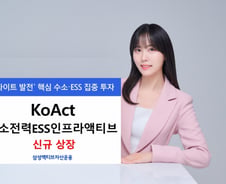 삼성액티브운용, 수소전력ESS인프라액티브 ETF 상장
