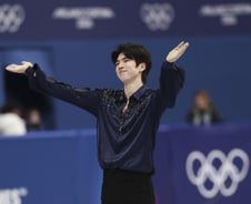 "도약 타이밍 잘 안 맞았다" 차준환, 점프 실수…팀 이벤트 프리 진출 실패