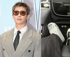 '왼쪽 발목 부상' BTS RM, 깁스 사진 올리며 "ㅠㅠ"
