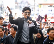 한동훈 "국힘, 민심 이겨 먹으려"…대구·부산 거쳐 서울서 세 과시