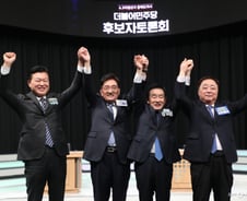 민주당 충북지사 예비후보 결선…노영민·신용한 2파전