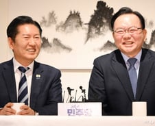 '대구시장' 결단 김부겸에, 정청래 "미안하고 고맙다! 이기고 돌아오라!"