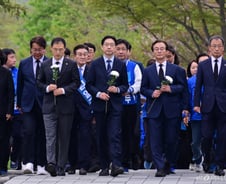 [현장+]부·울·경 선봉장 돼 봉하마을 돌아온 '盧 마지막 비서관' 김경수