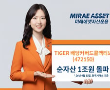 TIGER 배당커버드콜액티브 ETF, 순자산 1조원 돌파…변동장 방어