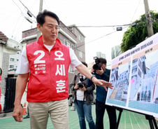 오세훈 "정원오, 박원순 부동산 정책에 동조...서울시장 자격 없다"