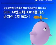 SOL AI반도체TOP2플러스, 순자산 2조원 돌파…8일만에 1조원 ↑
