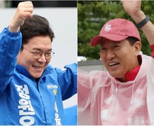 [현장+]"시정 엉망" vs "든든한데?"…鄭·吳 열전에 달아오른 서울
