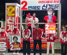 과천 미래 맞구도…신계용 "검증된 추진력", 김종천 "힘 있는 여당"