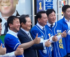 정세균, 하남 찾아 이광재 지원사격…"하남 변화 책임지고 보증"