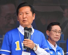 [현장+]충북유세 중단...정청래 "대전 폭발사고, 선거운동 멈추자"