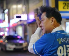 이광재, 무박 72시간 막판 유세 "투표하면 하남 미래 바뀐다"