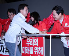장동혁, 김태흠과 충남서 피날레 유세…"우리들 한 표가 나라 미래"