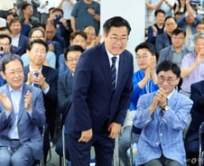 인천시장 선거, 민주당 박찬대 '당선 유력'