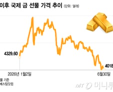 금값 4000달러 턱걸이..."금 ETF 9개 싹 마이너스" 반등 언제쯤