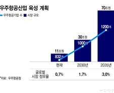 "2035년, 우주기업 1200개로…'연 70조 시장' 만든다"