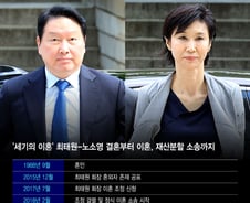 [표]최태원-노소영 결혼부터 이혼, 재산분할까지