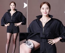 '7000만원대' 시계 두른 김혜수, 숏팬츠 입고 뽐낸 각선미 '감탄'