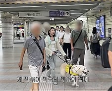 "가는 방향이야" 무뚝뚝한 할아버지…시각장애인 배려한 '동행' [오따뉴]