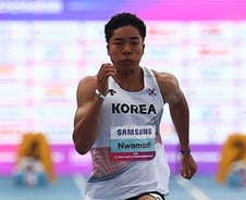 44년 만에 도전한 남자 100m 메달…'아깝다 0.06초' 조엘진 4위