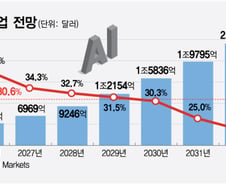 글로벌 AI시장 5년간 매년 30% 'UP'…부랴부랴 韓 동참