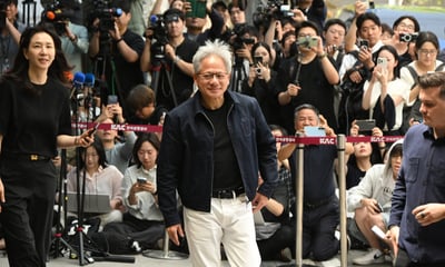 다시 한국 찾은 젠슨 황