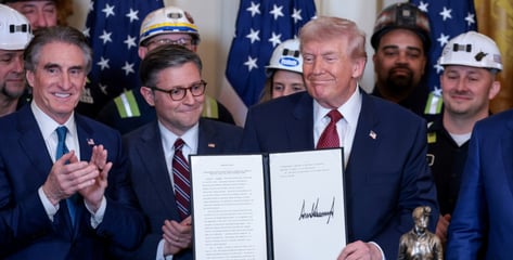 트럼프 "한국 등과 석탄수출 합의" 주장…공동자료와 온도차