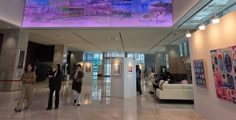 [르포]예술로 채워진 금융사 로비… 웰컴저축, 용리단길 핫플되다