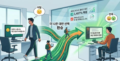 '1500% 폭증' 클로드 서비스, 챗GPT 추월…AI 영원한 승자는 없다