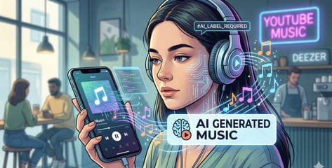 프롬프트 한줄로 곡 창작해 수익화…국내 가이드라인은 안갯속