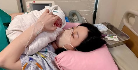 김소영♥오상진, 두 아이 부모 됐다…유산 아픔 딛고 득남