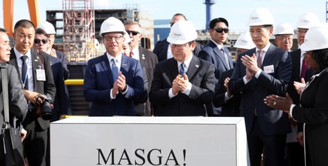 "한·미 마스가? 우리도 있다" 중국 관영지 "韓·中 조선 시너지 가능"