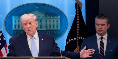 호르무즈 완전 개방 먼저...트럼프 "이란 공격 2주간 중단"