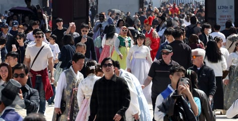 K컬처의 힘…1분기 외국인 관광객 475만명 '사상 최대'