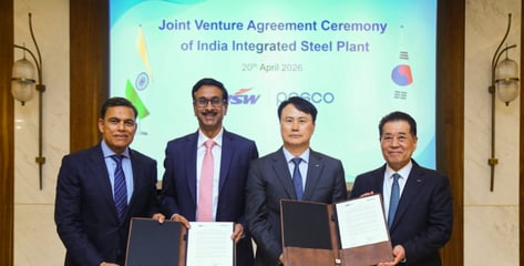 포스코, 인도에 10조 합작투자 '역대 최대'..JSW스틸과 제철소 건립