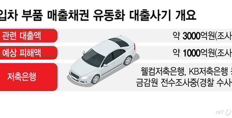 쏘나타 사고에 BMW 부품 납품했다? 저축은행 수천억 대출사기 피해, 왜