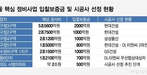 "브랜드에 자금력까지 갖춰야"…그들만의 리그된 서울 핵심 재건축