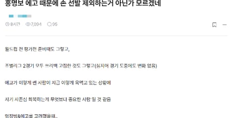 "홍명보 자존심에 손흥민 선발 제외" 예언 있었다…성지글 내용 보니