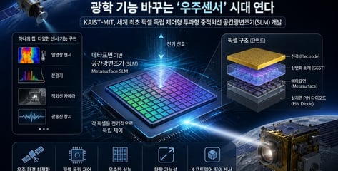 KAIST-MIT, '우주 환경 최적화' 소자 개발…멀티 센서 만든다