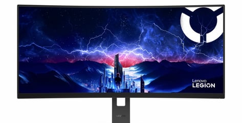 한국레노버, 240Hz 이상 커브드 게이밍 모니터 4종 출시