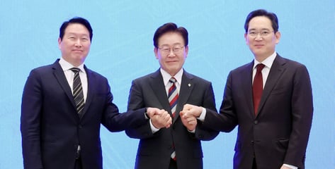 이재명 대통령, 최태원·이재용 회장과 연이어 '반도체 만찬'