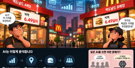 [AI+]"내 빅맥값, AI가 올렸나?"…가격표까지 들어온 AI