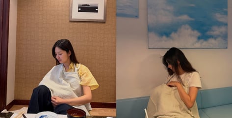 "카페·식당서 모유 수유"…40대 여배우 일상 '눈길'
