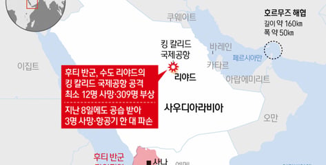 후티, 사우디 공항 공습 사망 12명·부상 300여명…트럼프 "개입검토"