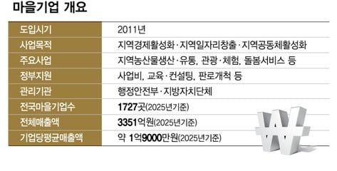 마을기업 매출 부진, 엇갈린 시각…"대응력 부족"vs"실패 아냐"