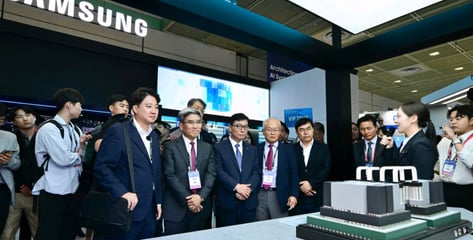 SEDEX 달군 삼성·SK하닉 '기술 경쟁'..TSMC 언급에 "더 잘하겠다"