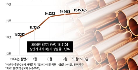 구리값 뛰고 실적 기대 커졌지만…전선업계 현금사정은 빠듯, 왜?